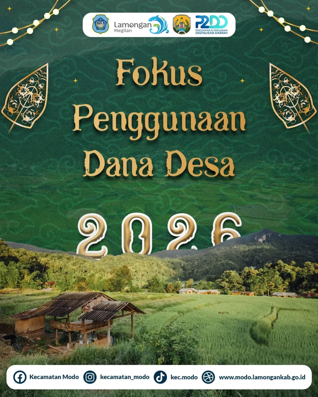 Foto: Fokus Penggunaan Dana Desa Tahun 2026