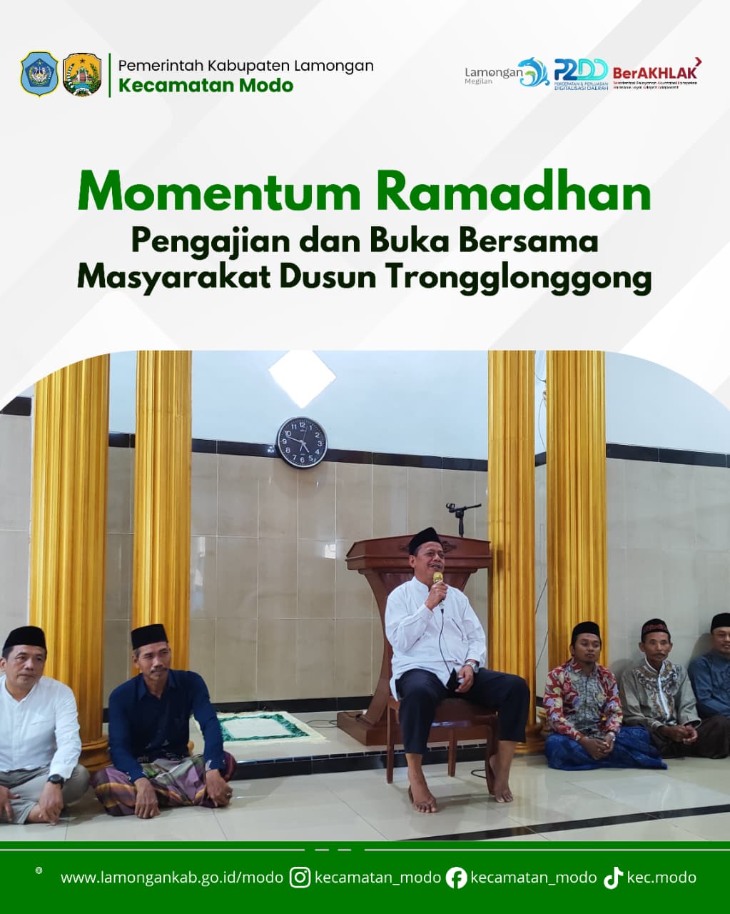 Foto: Pengajian dan Buka Bersama Masyarakat Dusun Trongglonggong