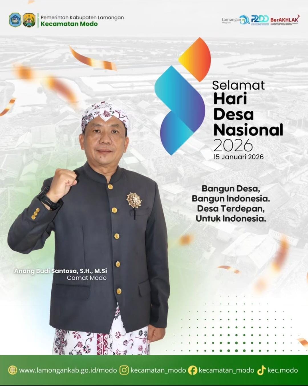 Foto: Selamat Hari Desa Nasional Tahun 2026