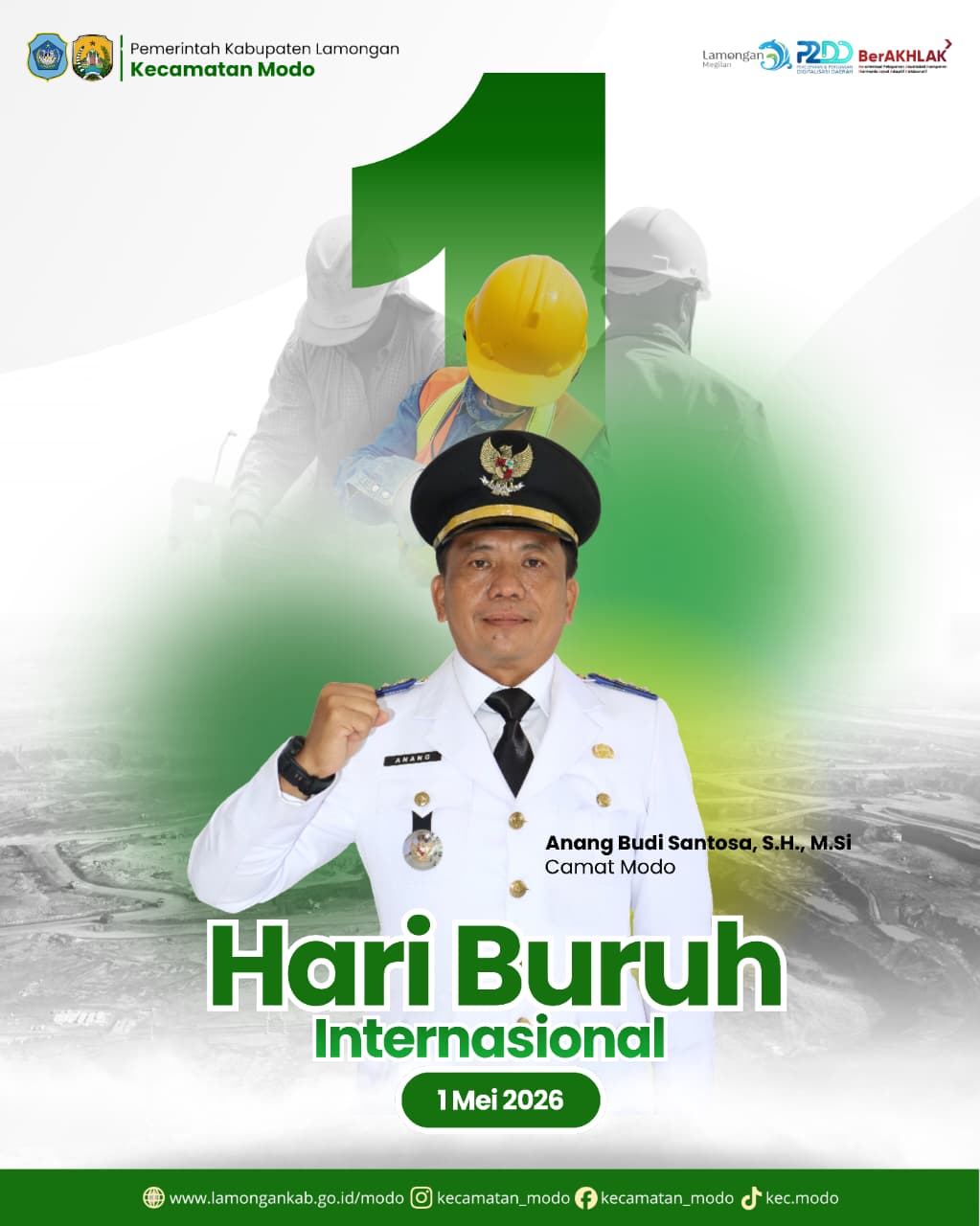 Foto: Selamat Hari Buruh Internasional 1 Mei 2026
