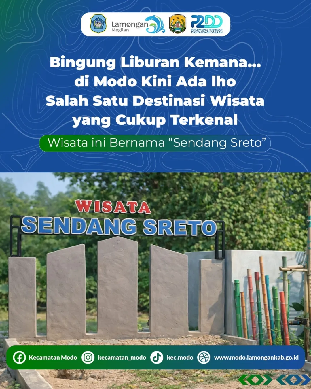 Foto: Sendang Sreto, Wisata Alam Buatan Asri di Kecamatan Modo