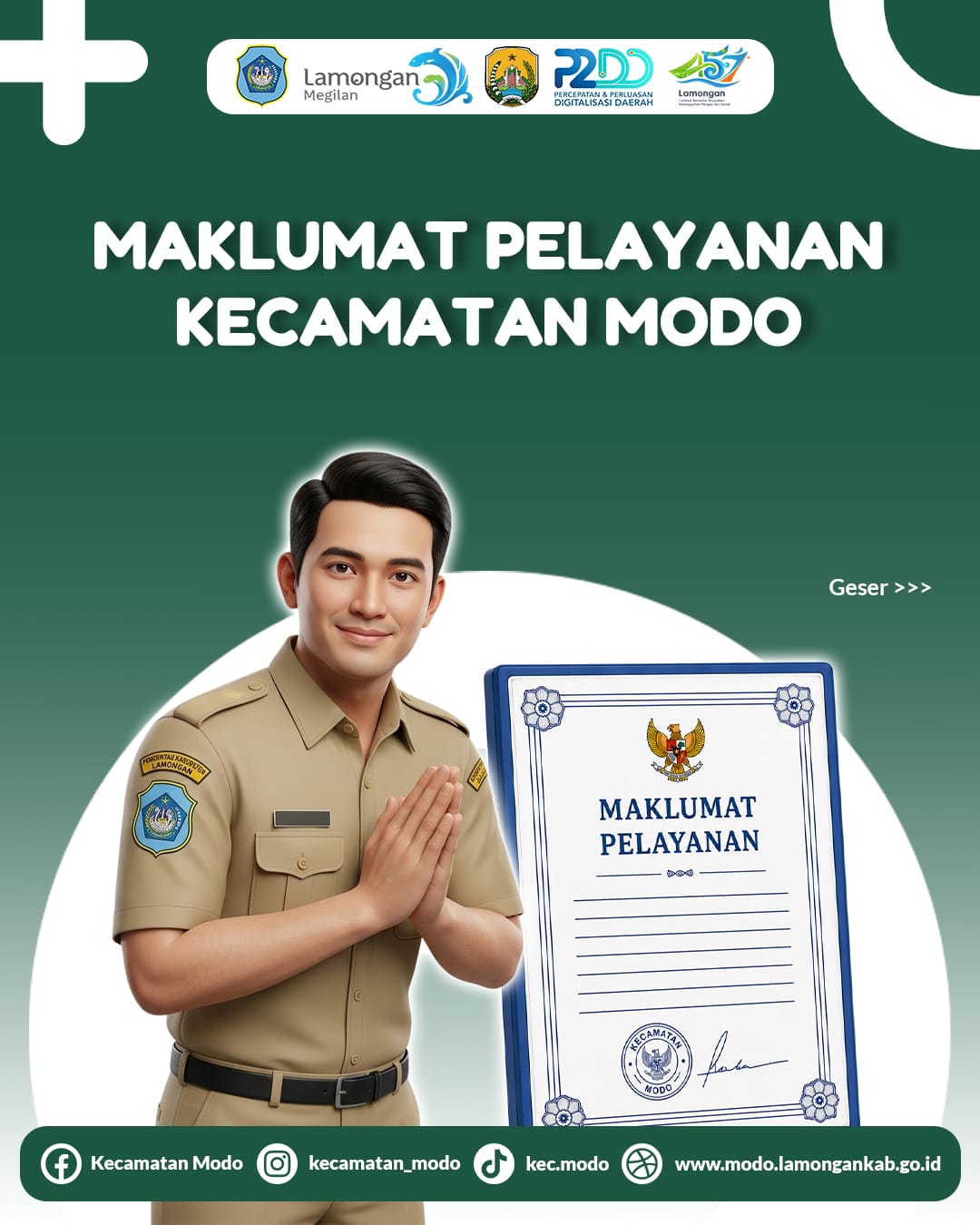 Foto: 📜 Maklumat Pelayanan Kecamatan Modo