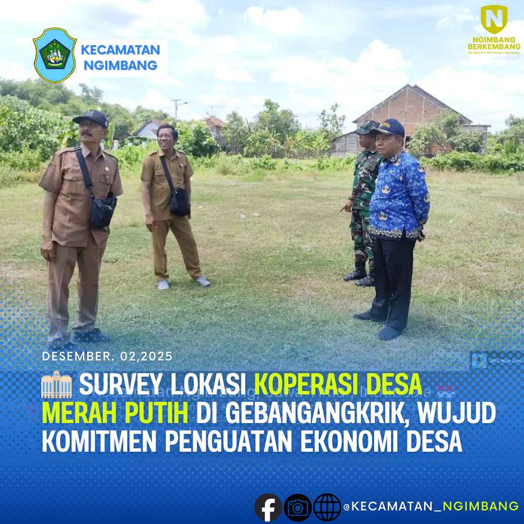 Foto: 🏢 Survey Lokasi Koperasi Desa Merah Putih di Gebangangkrik, Wujud Komitmen Penguatan Ekonomi Desa