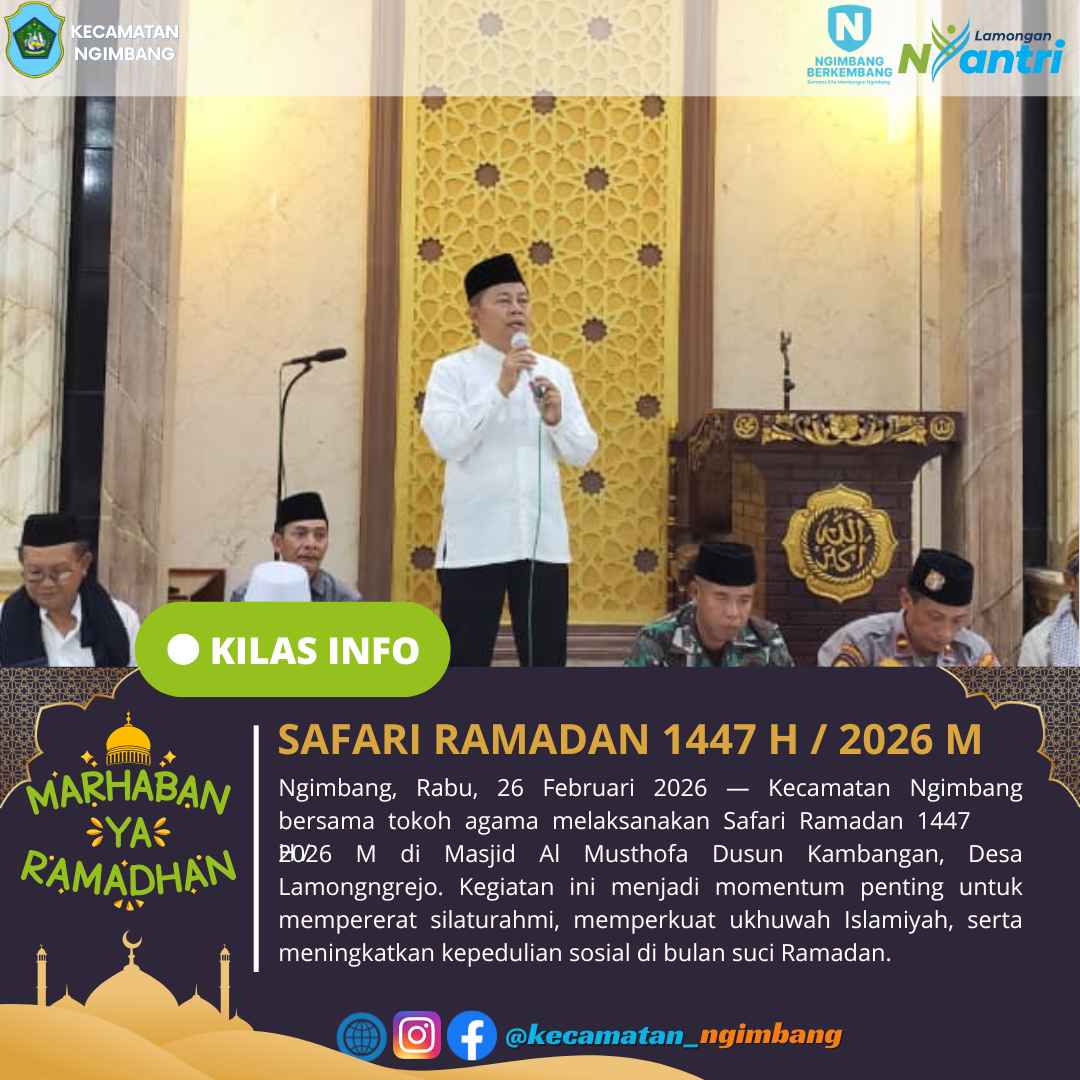 Foto: SAFARI RAMADAN 1447 H / 2026 M