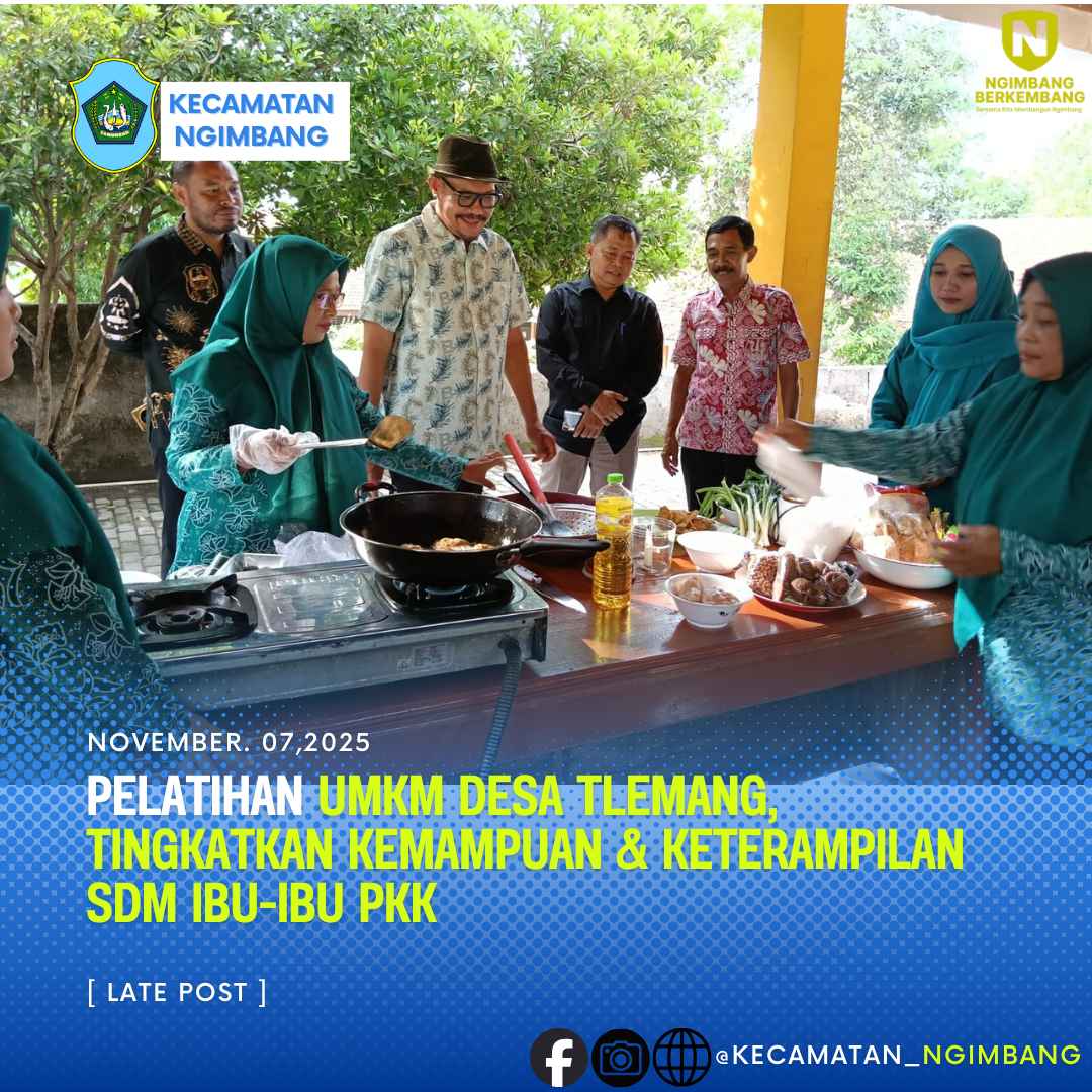 Foto: Pelatihan Umkm Desa Tlemang, Tingkatkan Kemampuan & Keterampilan SDM ibu-ibu PKK