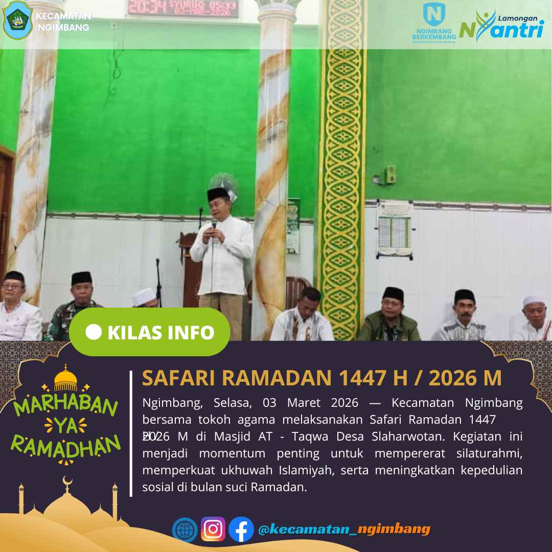 Foto: SAFARI RAMADAN 1447 H / 2026 M
