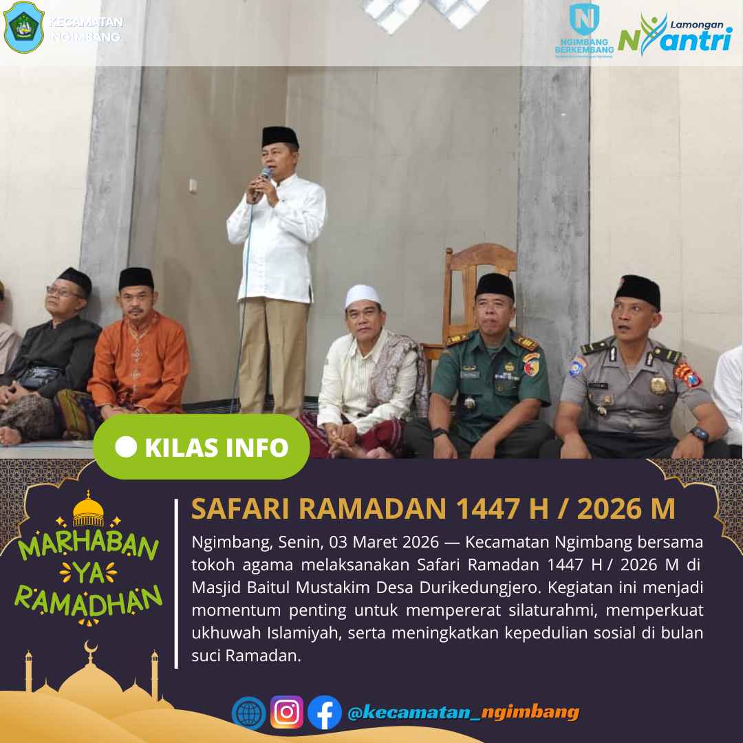 Foto: SAFARI RAMADAN 1447 H / 2026 M
