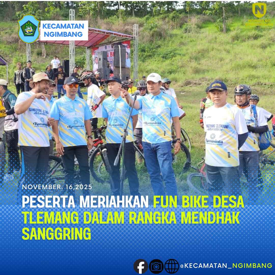 Foto: Peserta Meriahkan Fun Bike Desa Tlemang Dalam Rangka Mendhak Sanggring