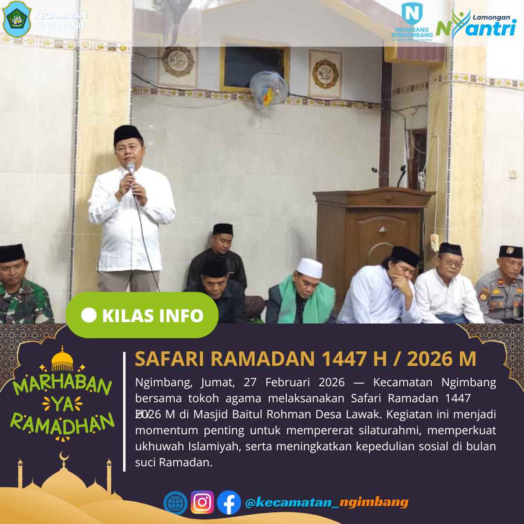 Foto: SAFARI RAMADAN 1447 H / 2026 M