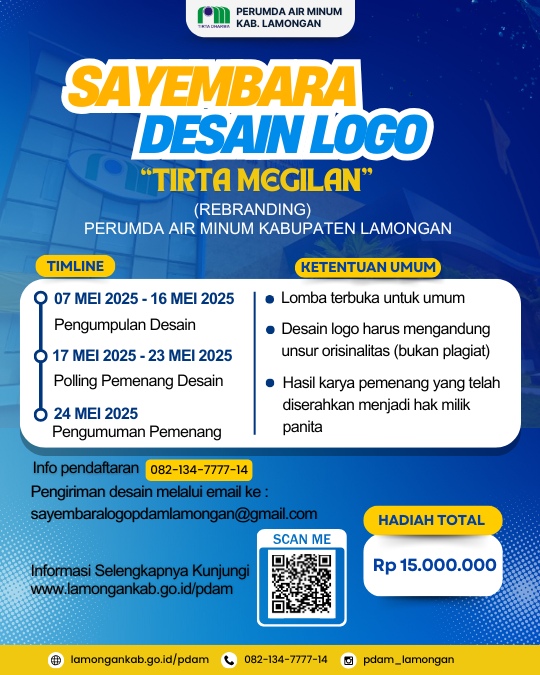 SAYEMBARA DESAIN LOGO “TIRTA MEGILAN”  (REBRANDING) PERUMDA AIR MINUM KABUPATEN LAMONGAN