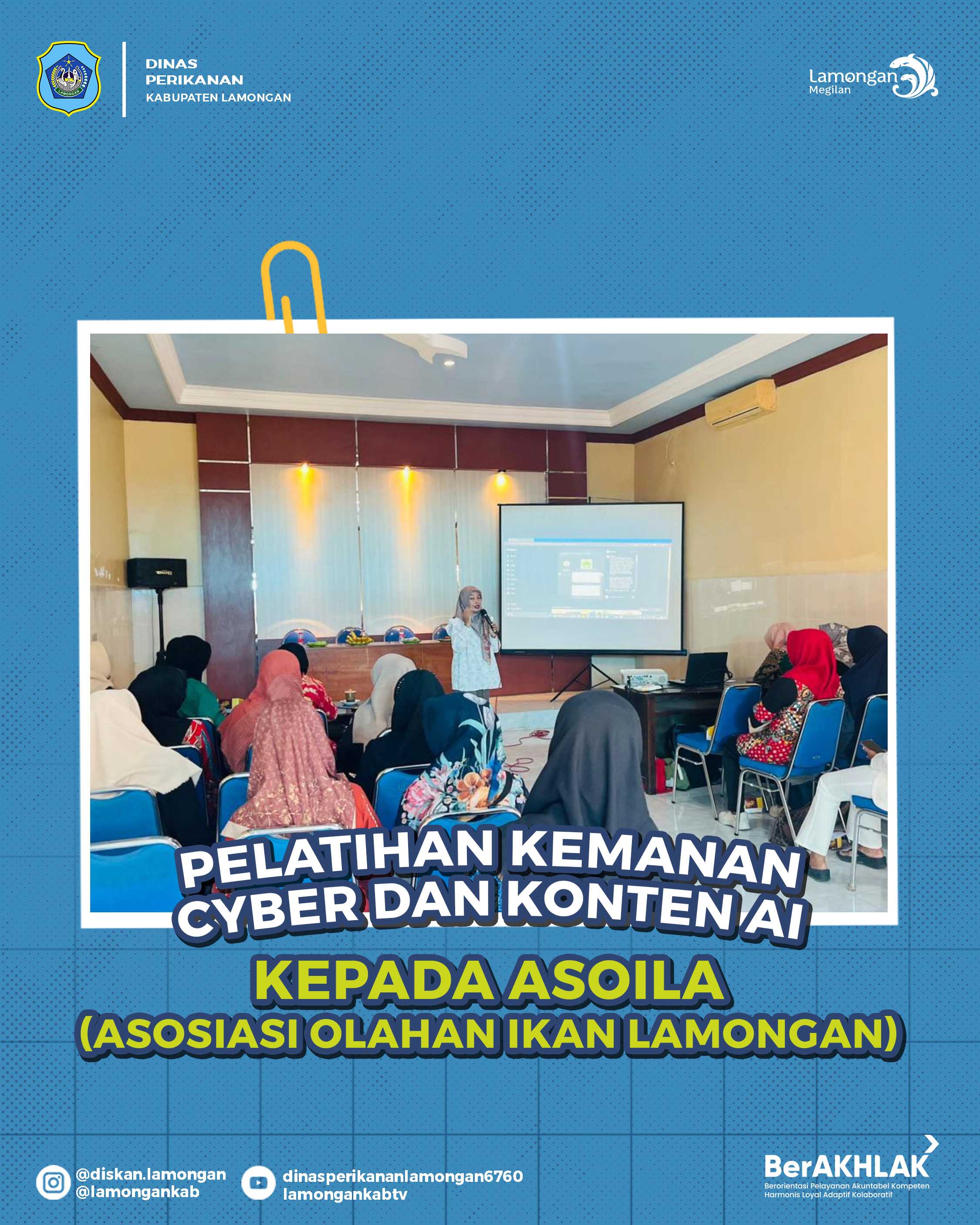 Foto: Pelatihan Keamanan Cyber dan Pembuatan Konten Berbasis AI
