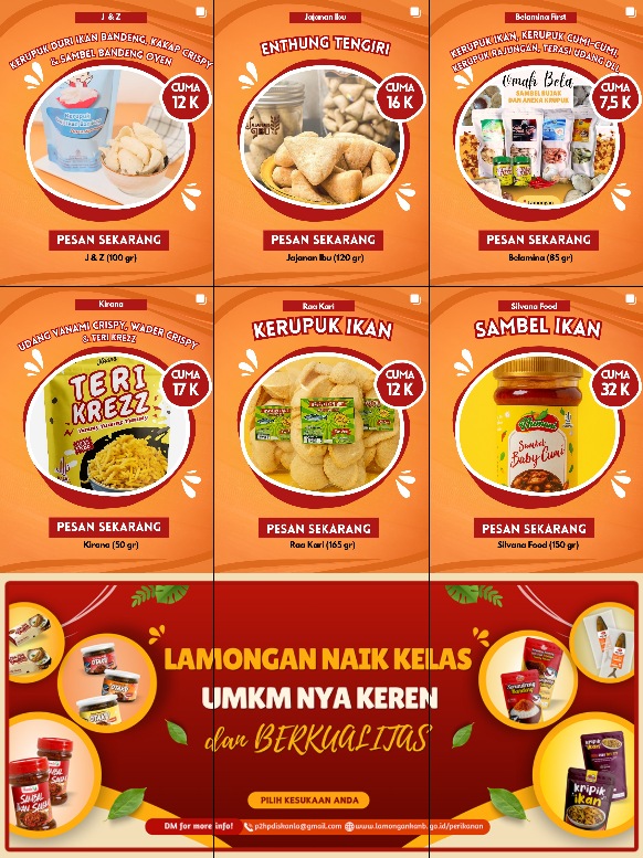 Foto: Inovasi Digital Produk UMKM Binaan Dinas Perikanan