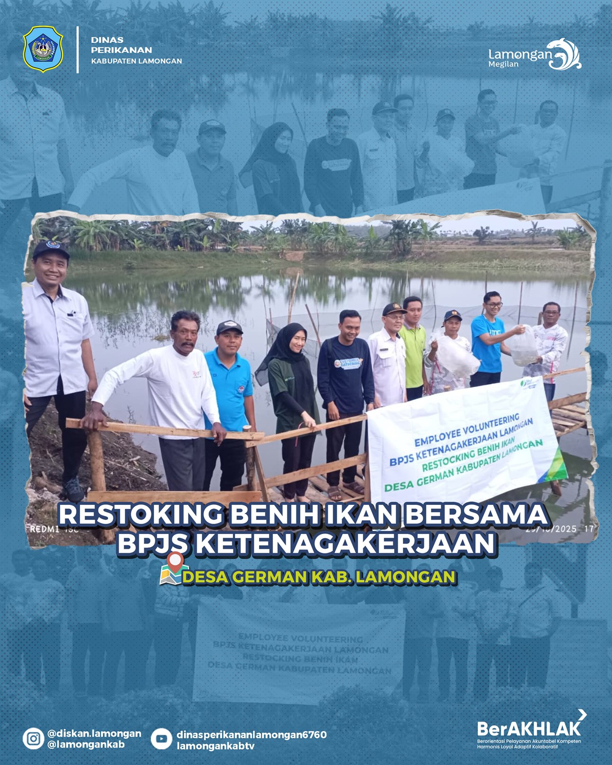 Foto: Restoking Benih Ikan
