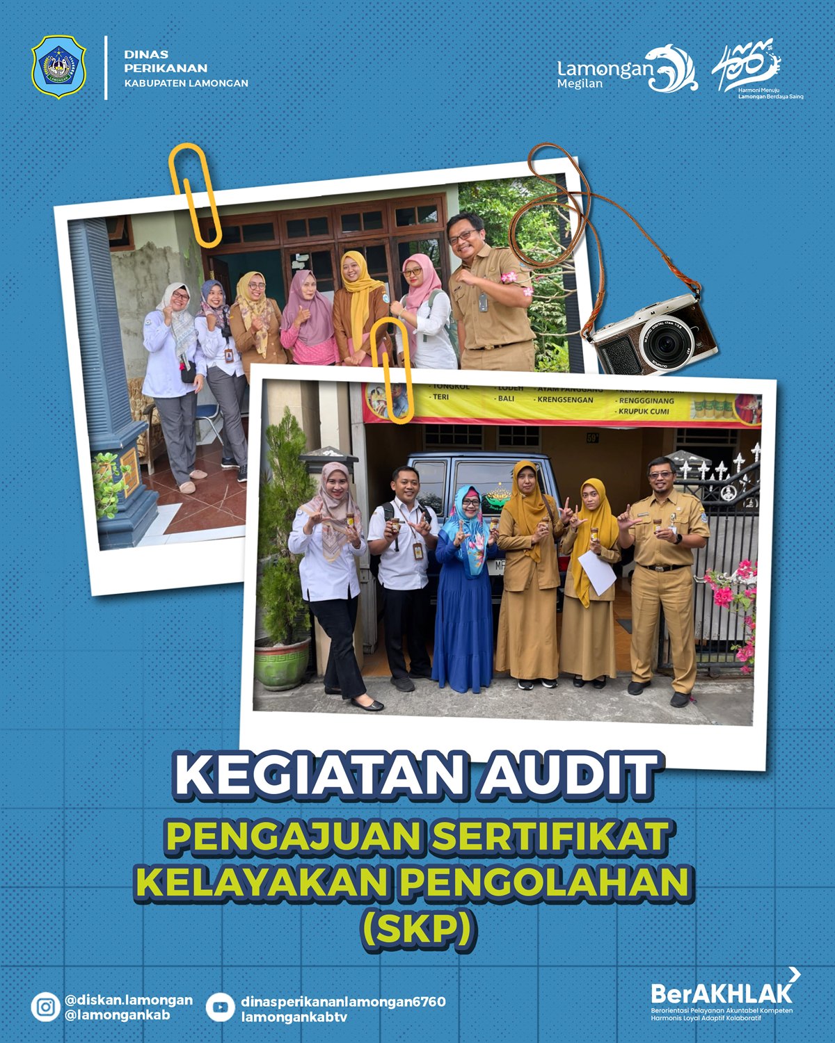 Foto: Kegiatan Audit Pengajuan Sertifikat Kelayakan Pengolahan (SKP)
