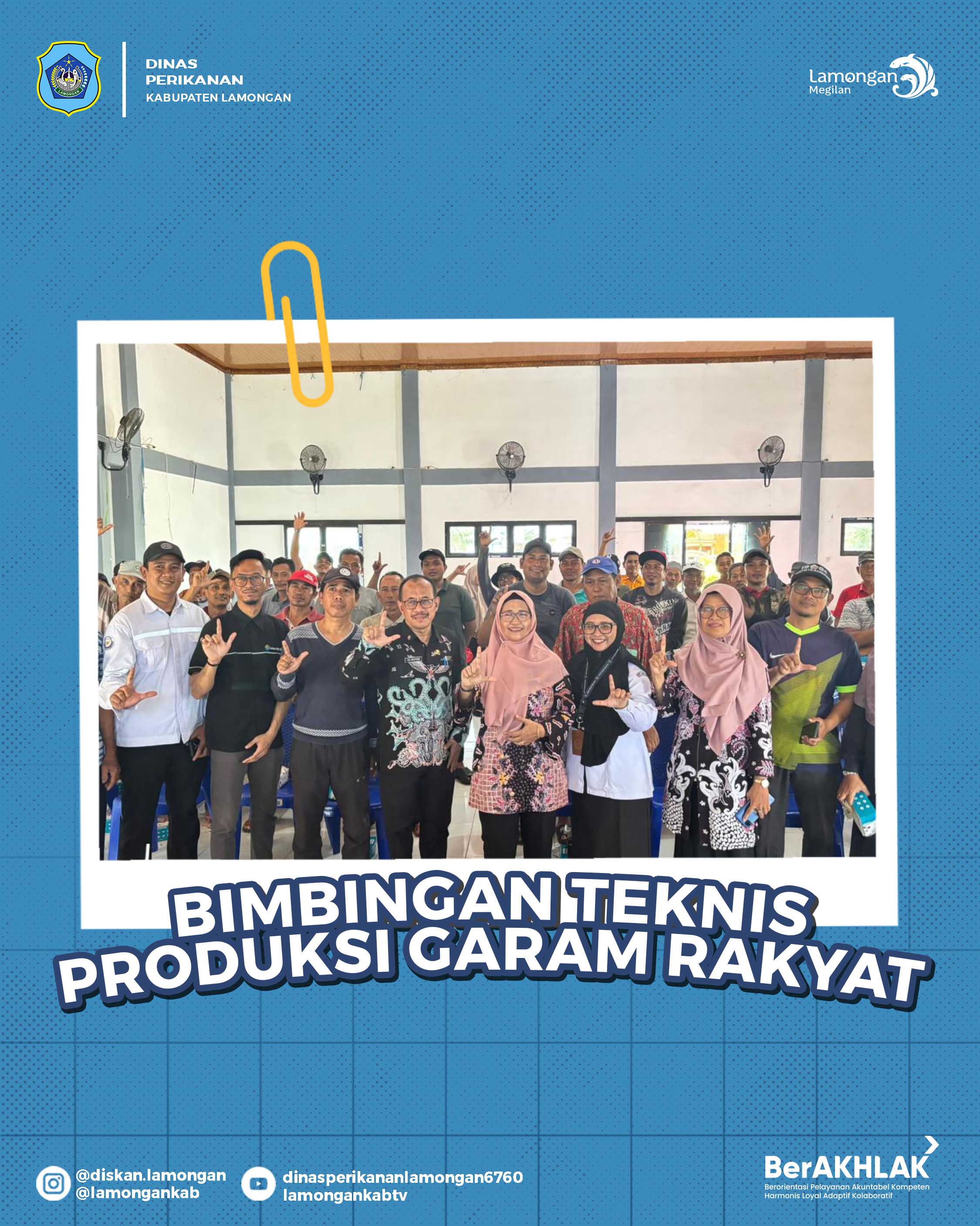 Foto: Bimbingan Teknis Peningkatan Produksi Garam Rakyat
