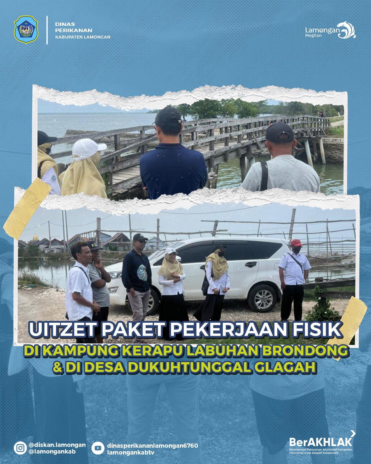 Foto: Uitzet Paket Pekerjaan Fisik di Kampung Kerapu