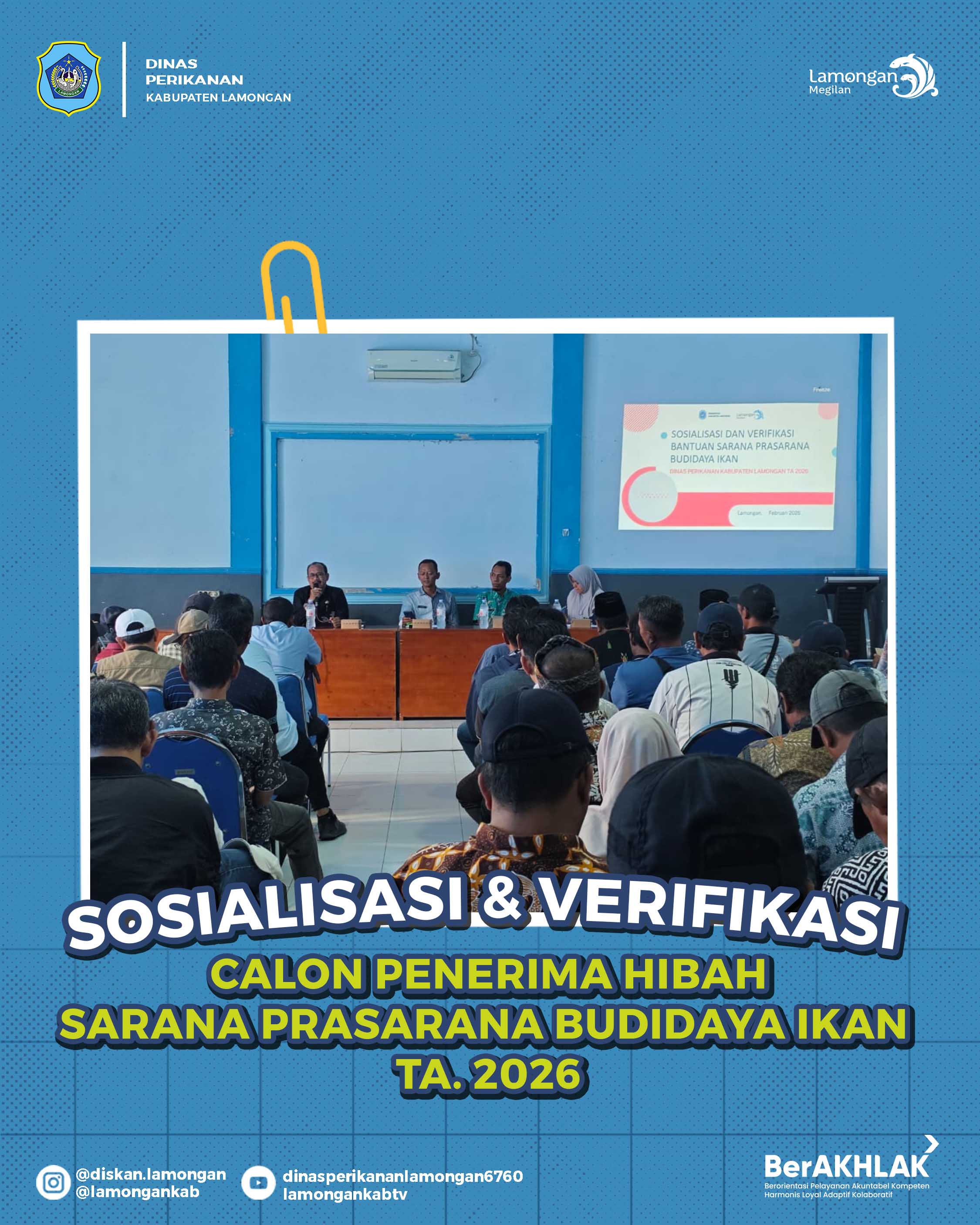 Foto: Pendataan dan Verifikasi Calon Penerima Hibah Sarana Prasarana Budidaya Ikan