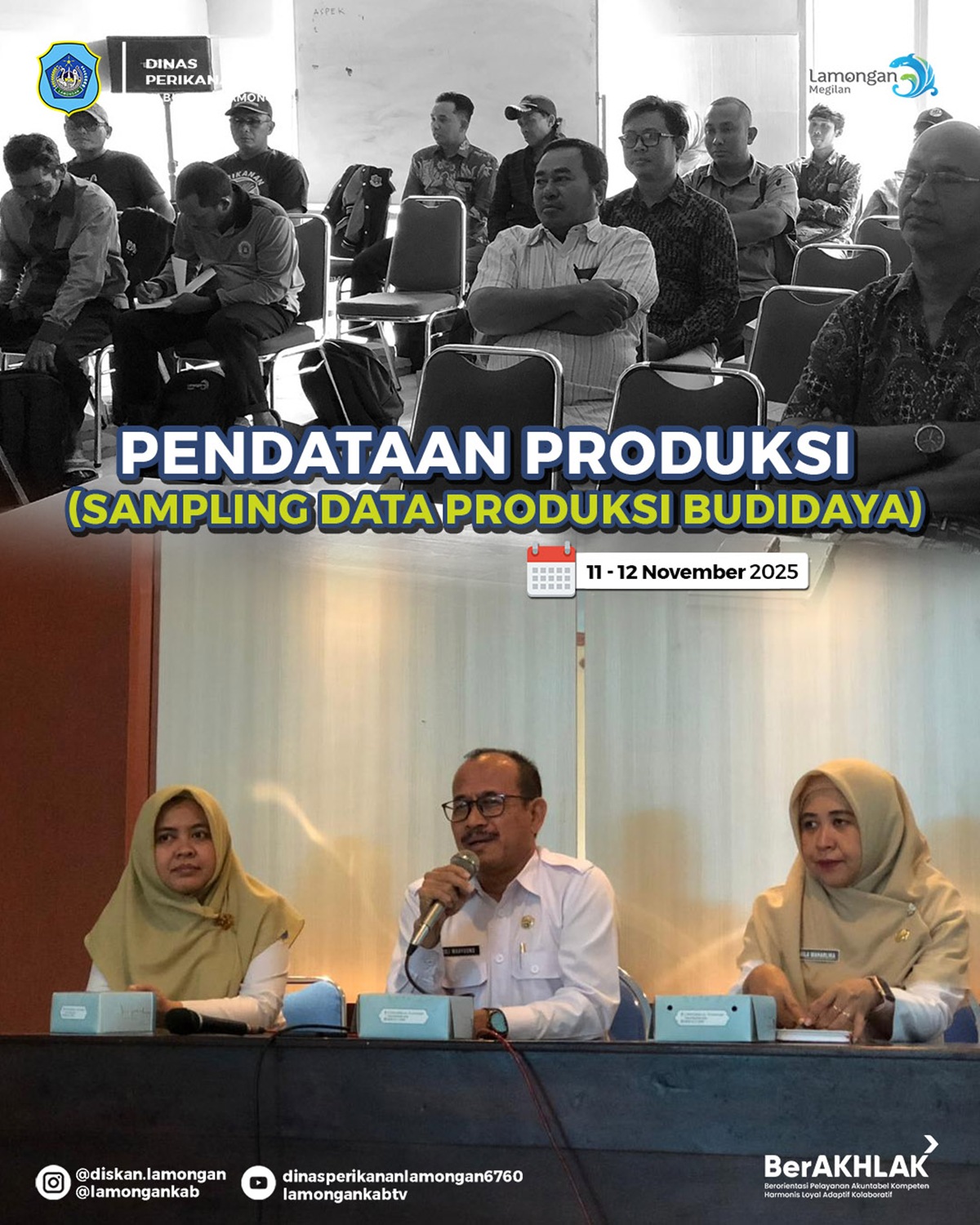 Foto: Sampling Data Produksi Budidaya Perikanan