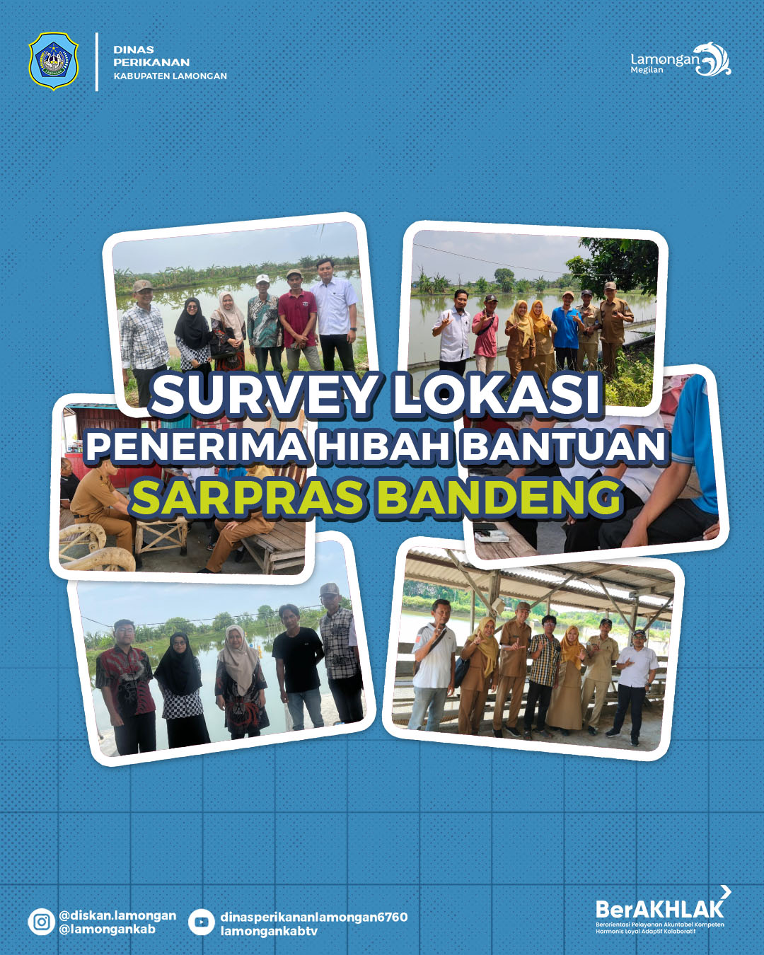 Foto: Survei Lokasi Penerima Bantuan Sarana Prasarana Benih Bandeng
