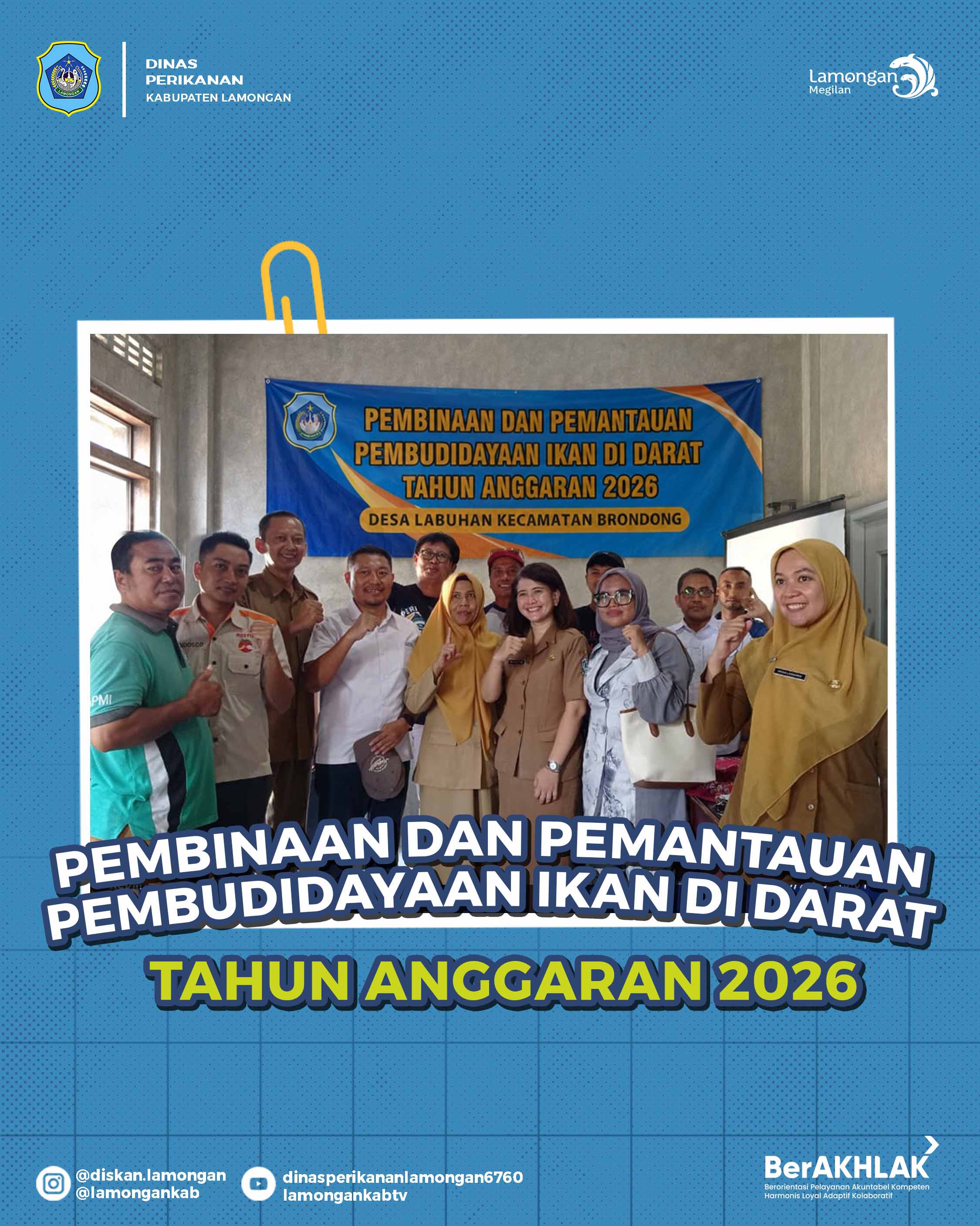 Foto: Pembinaan dan Pemantauan Pembudidayaan Ikan