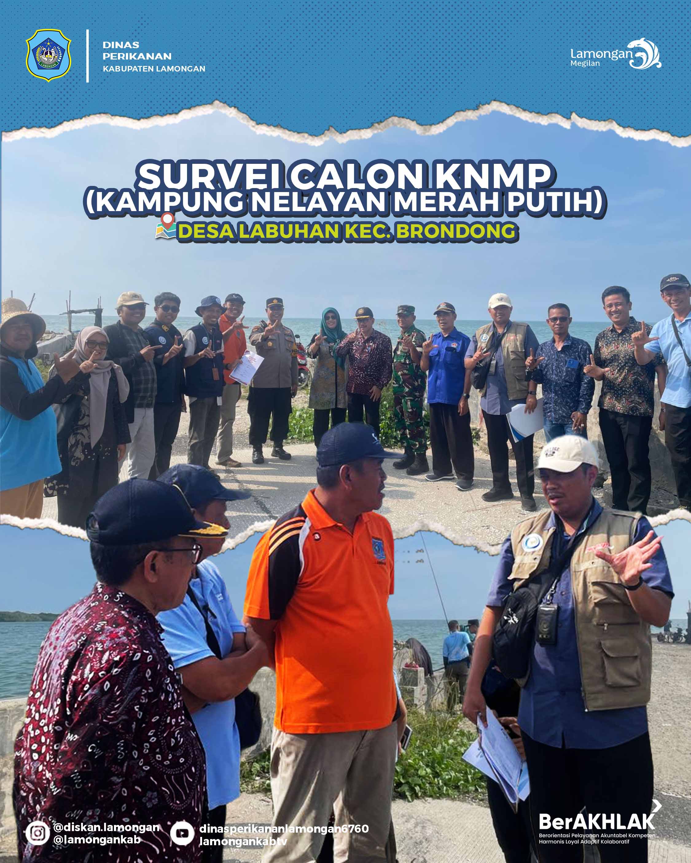 Foto: Survei Calon Kampung Nelayan Merah Putih (KNMP)