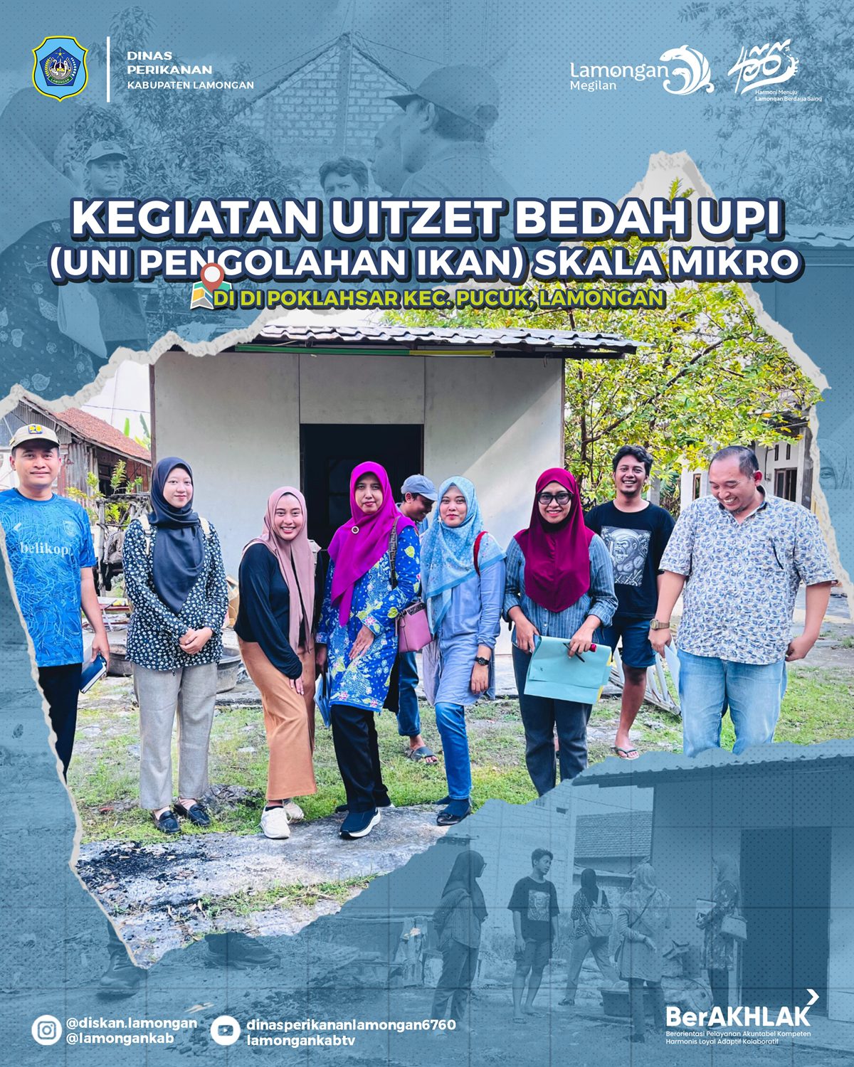 Foto: Kegiatan Uitzet Bedah UPI (Unit Pengolahan Ikan)