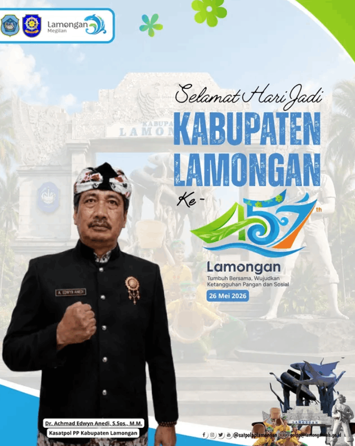 Foto: Selamat Hari Jadi Kabupaten Lamongan ke 457 tahun