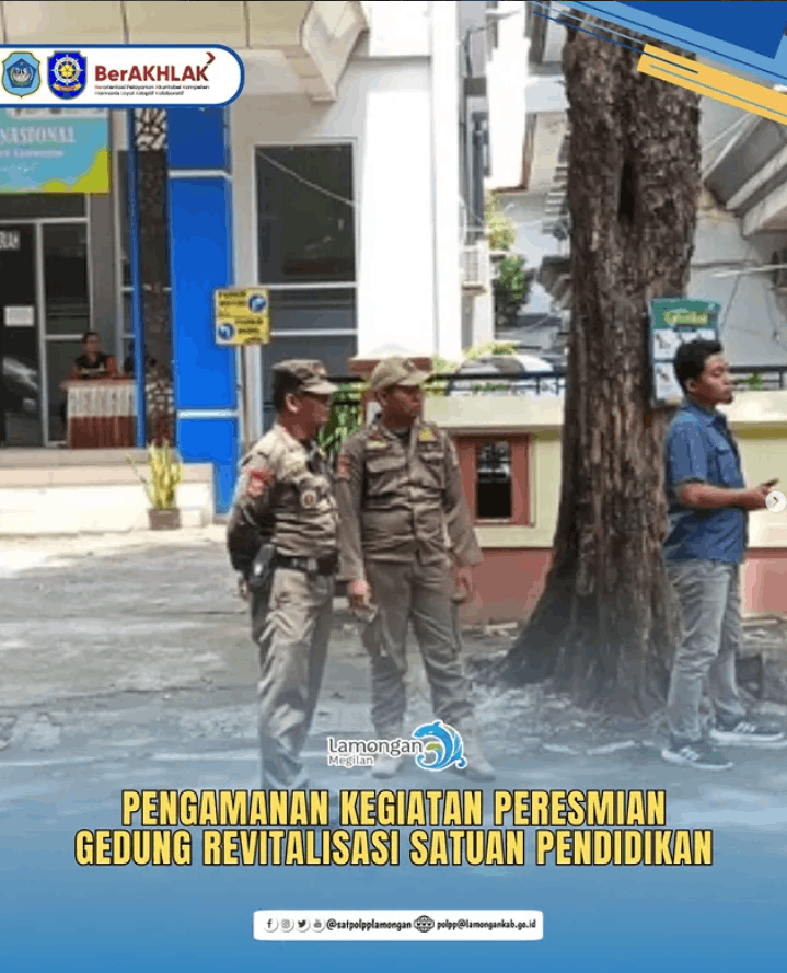 Foto: Pengamanan Kegiatan Peresmian Gedung Revitalisasi Satuan Pendidikan