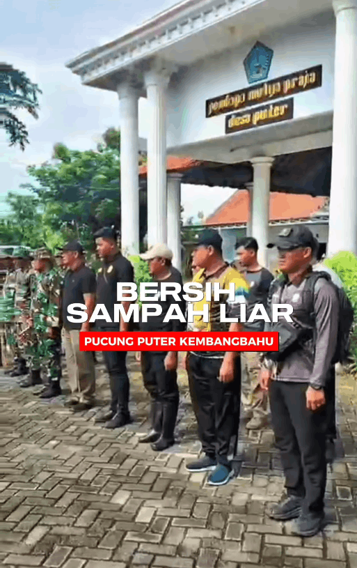 Foto: Sinergi Satpol PP, TNI, dan DLH Bersihkan Sampah Liar di Dusun Pucung Kembangbahu