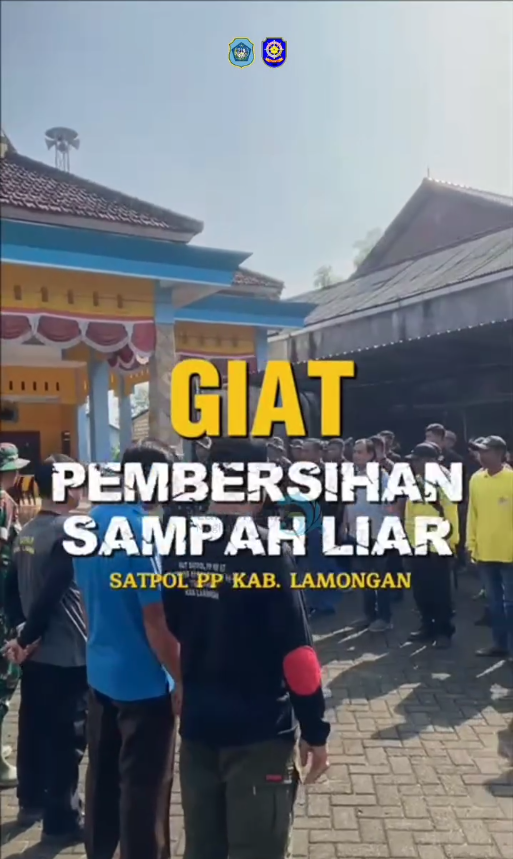 Foto: SATPOL PP KABUPATEN LAMONGAN LAKSANAKAN PATROLI TRANTIBUM DAN PEMBERSIHAN SAMPAH DI DESA TLANAK KECAMATAN KEDUNGPRING