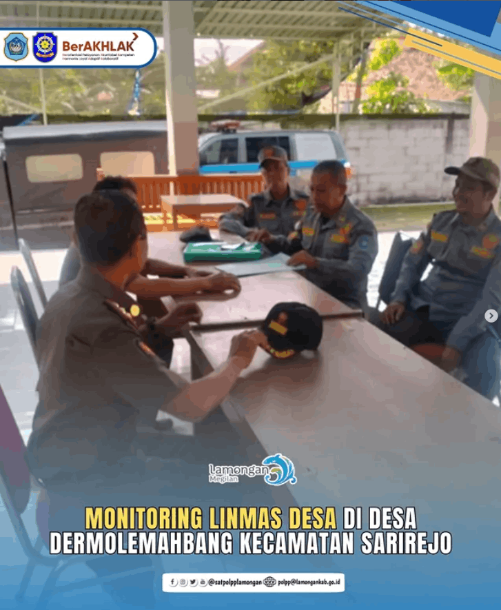 Foto: Monitoring Linmas Desa untuk Penguatan Keamanan Lingkungan