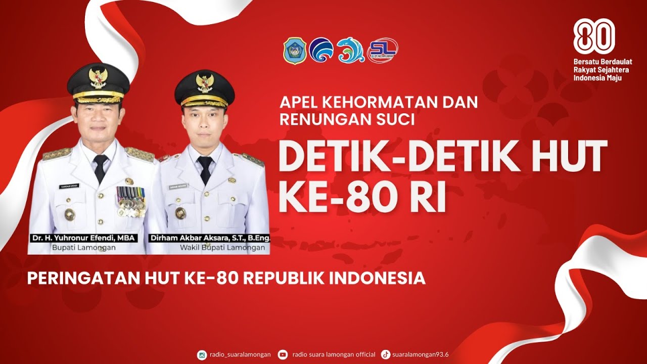 Siaran Langsung Apel Kehormatan dan Renungan Suci: Memperingati HUT ke-80 Republik Indonesia