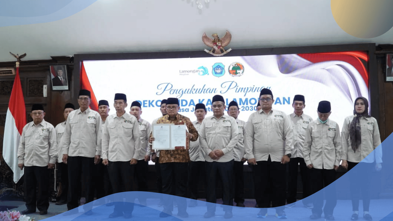 Pengukuhan Pimpinan Dekopinda Lamongan Masa Bakti 2025 - 2030