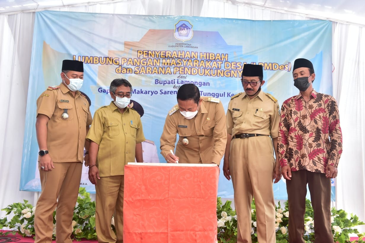 Tak Sekedar Tempat Penyimpanan Beras, LPMDes Akan Gerakkan Perekonomian Lamongan