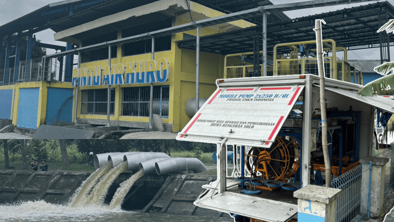 Lima Belas Pompa Air Diaktifkan Untuk Atasi Genangan Air