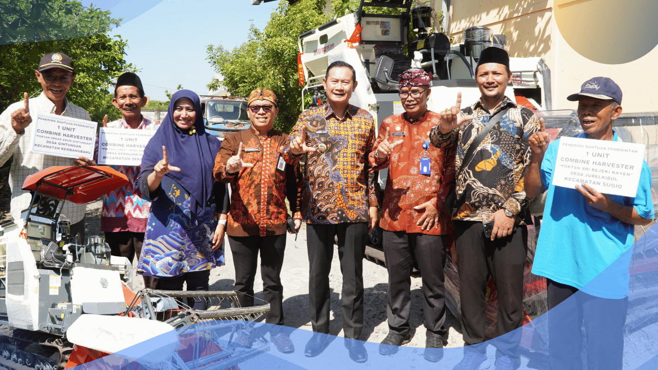 Modernisasi Pertanian, 3 Poktan di Lamongan Terima Bantuan Kombi