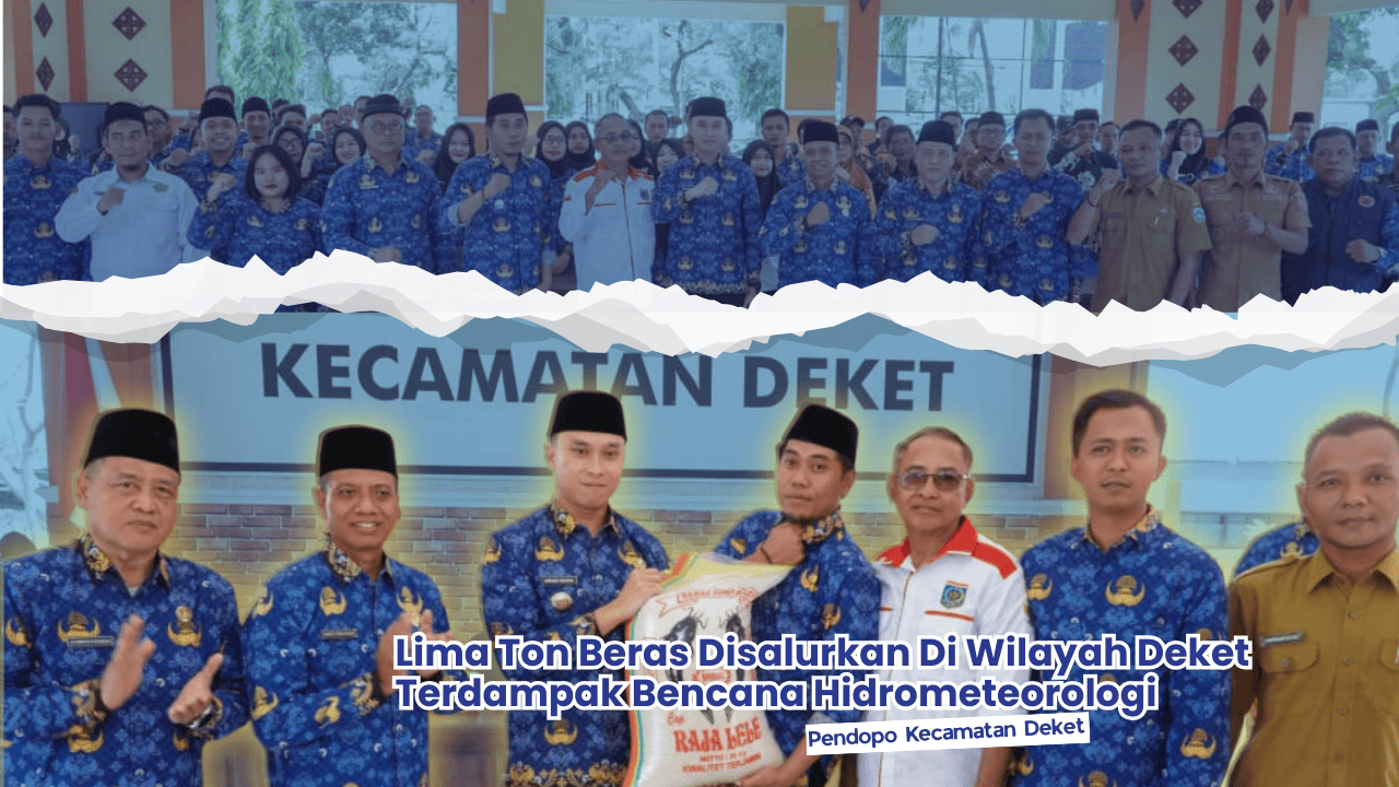 Lima Ton Beras Disalurkan Di Wilayah Deket Terdampak Bencana Hidrometeorologi