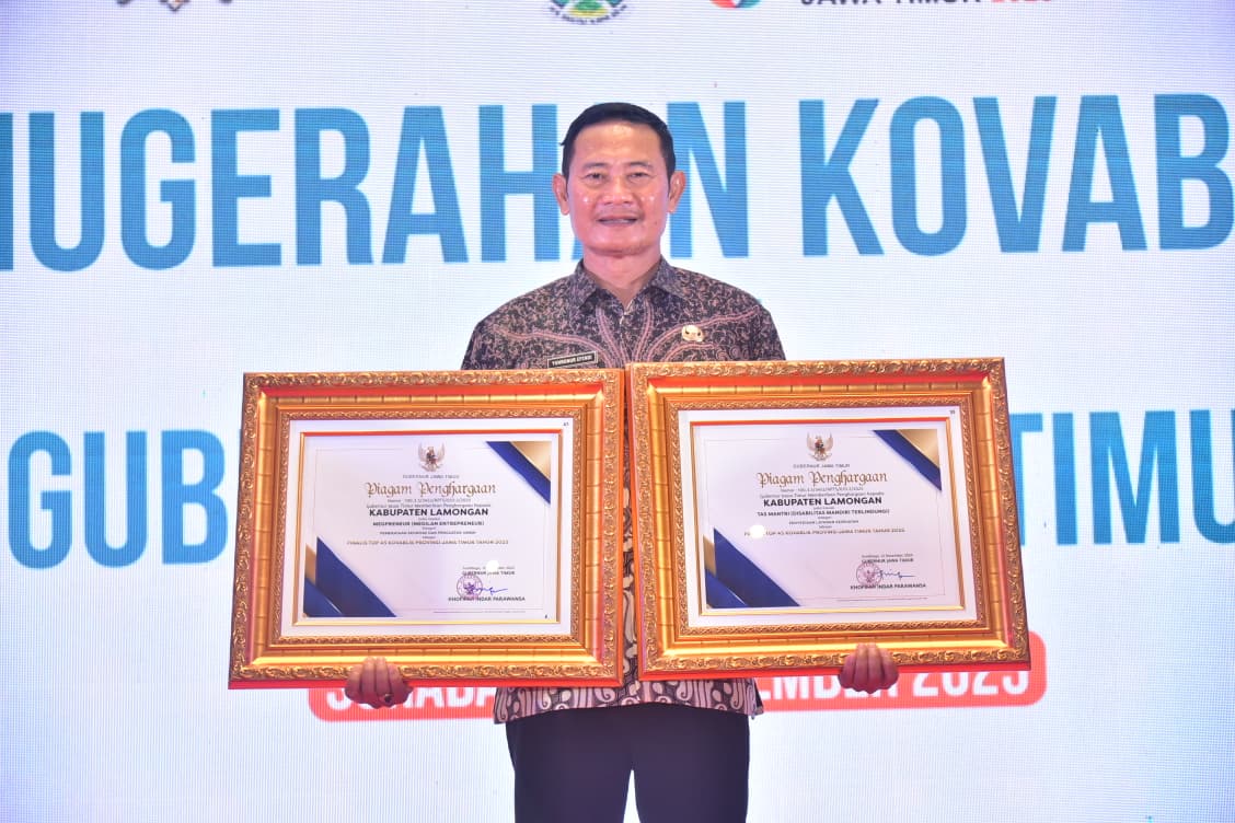 Dua Inovasi Lamongan Raih Top 45 Pelayanan Publik Jawa Timur 2025