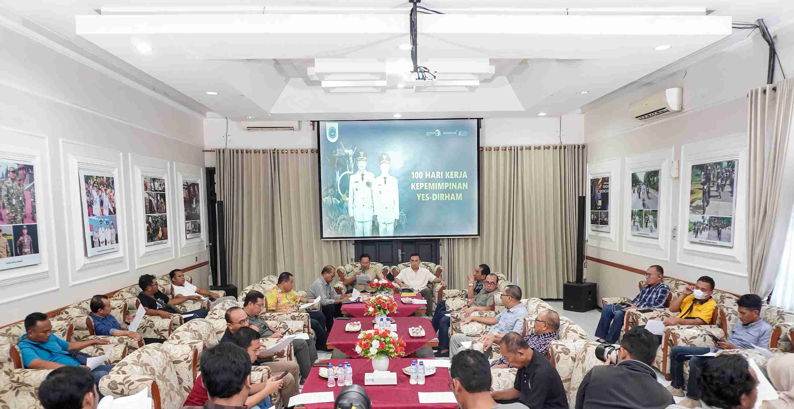 Seratus Hari Kerja, Pak Yes dan Mas Dirham Ungkapkan Capaian Realisasi Program Prioritas