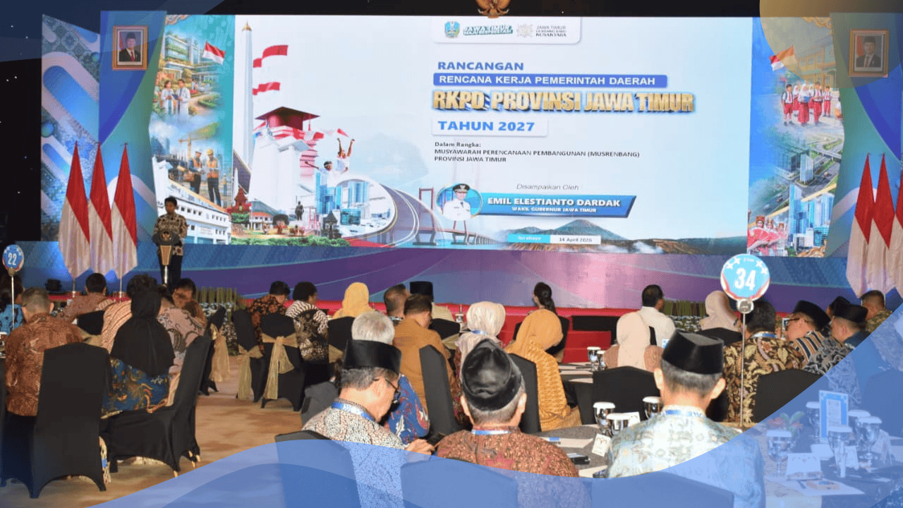 Wabup Dirham Hadiri Musrenbang RKPD Provinsi Jawa Timur 2026