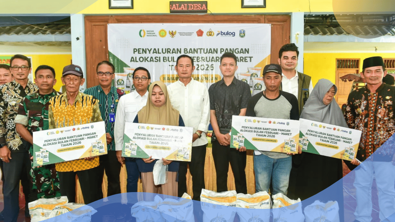 Pemkab Lamongan Pastikan Bantuan Pangan Tepat Sasaran