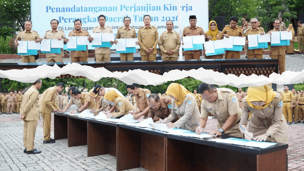 Pemkab Lamongan Laksanakan Penandatanganan Perjanjian KinerjaTahun 2026
