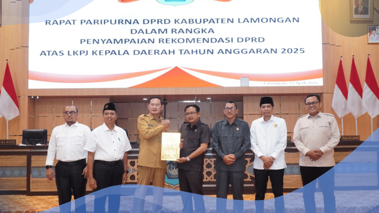 DPRD Berikan Rekomendasi LKPJ Bupati Lamongan 2025