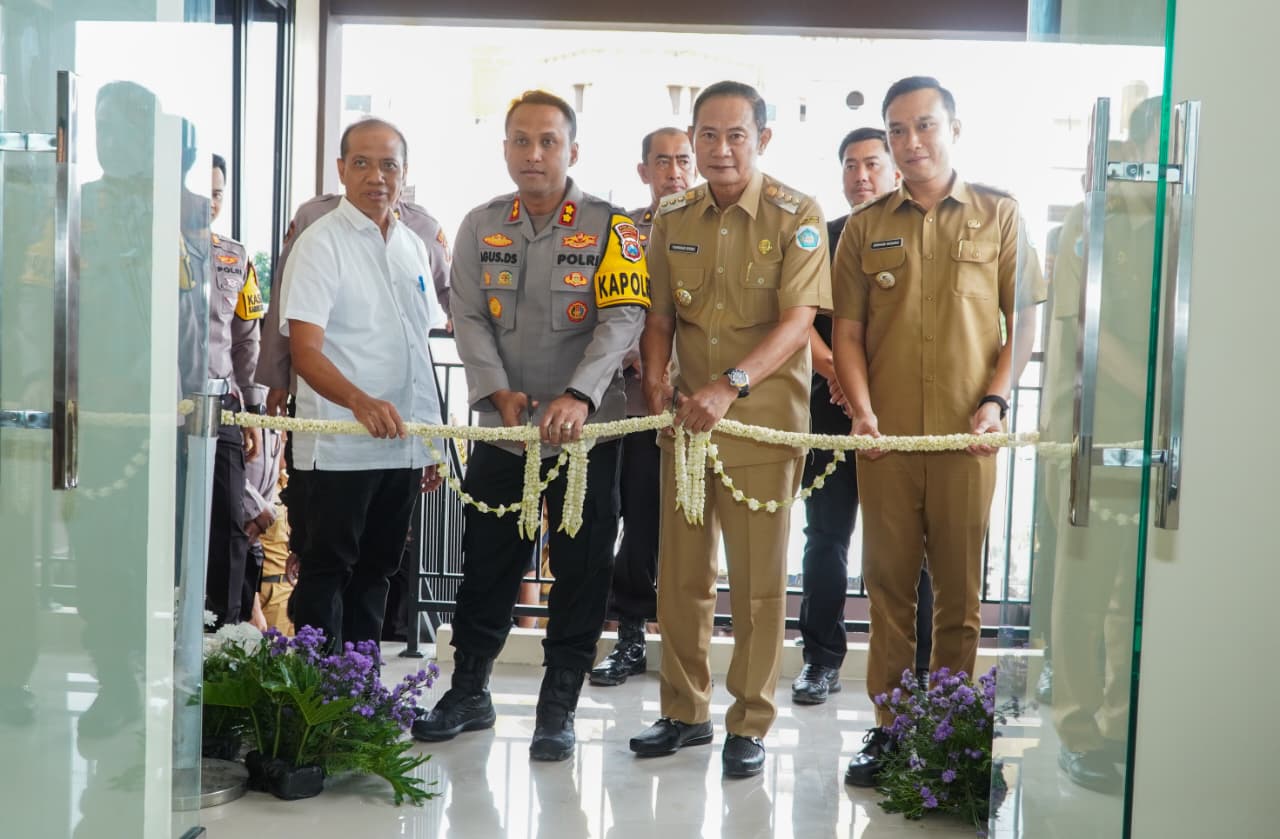 Gedung Baru Polres Lamongan dari Hibah Pemkab Lamongan Diresmikan
