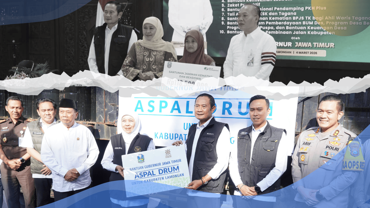 Sapa Bansos ke-9, Bu Khofifah Salurkan Rp. 7,2 Milyar di Lamongan
