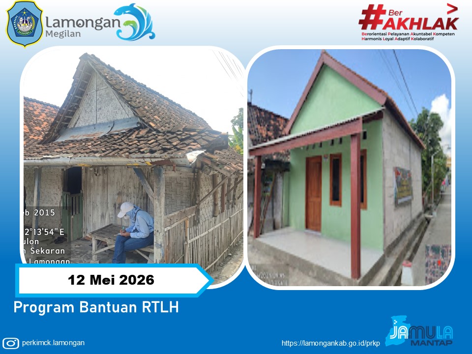 Foto: PROGRAM BANTUAN RTLH KABUPATEN LAMONGAN