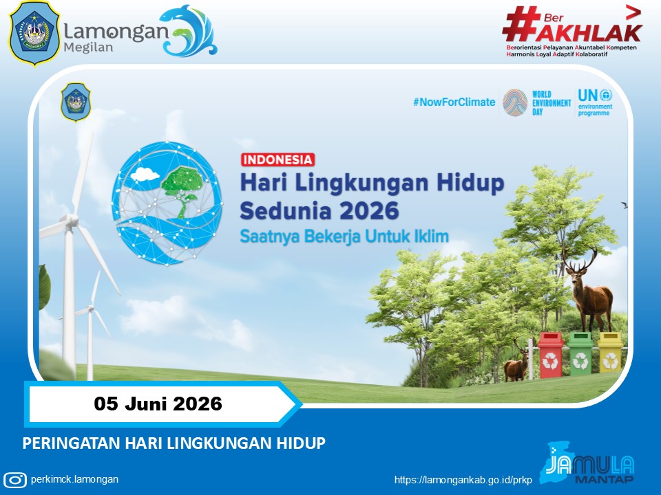 Foto: DINAS PERUMAHAN DAN KAWASAN PERMUKIMAN KABUPATEN LAMONGAN GELAR AKSI KERJA BAKTI MASSAL PERINGATI HARI LINGKUNGAN HIDUP