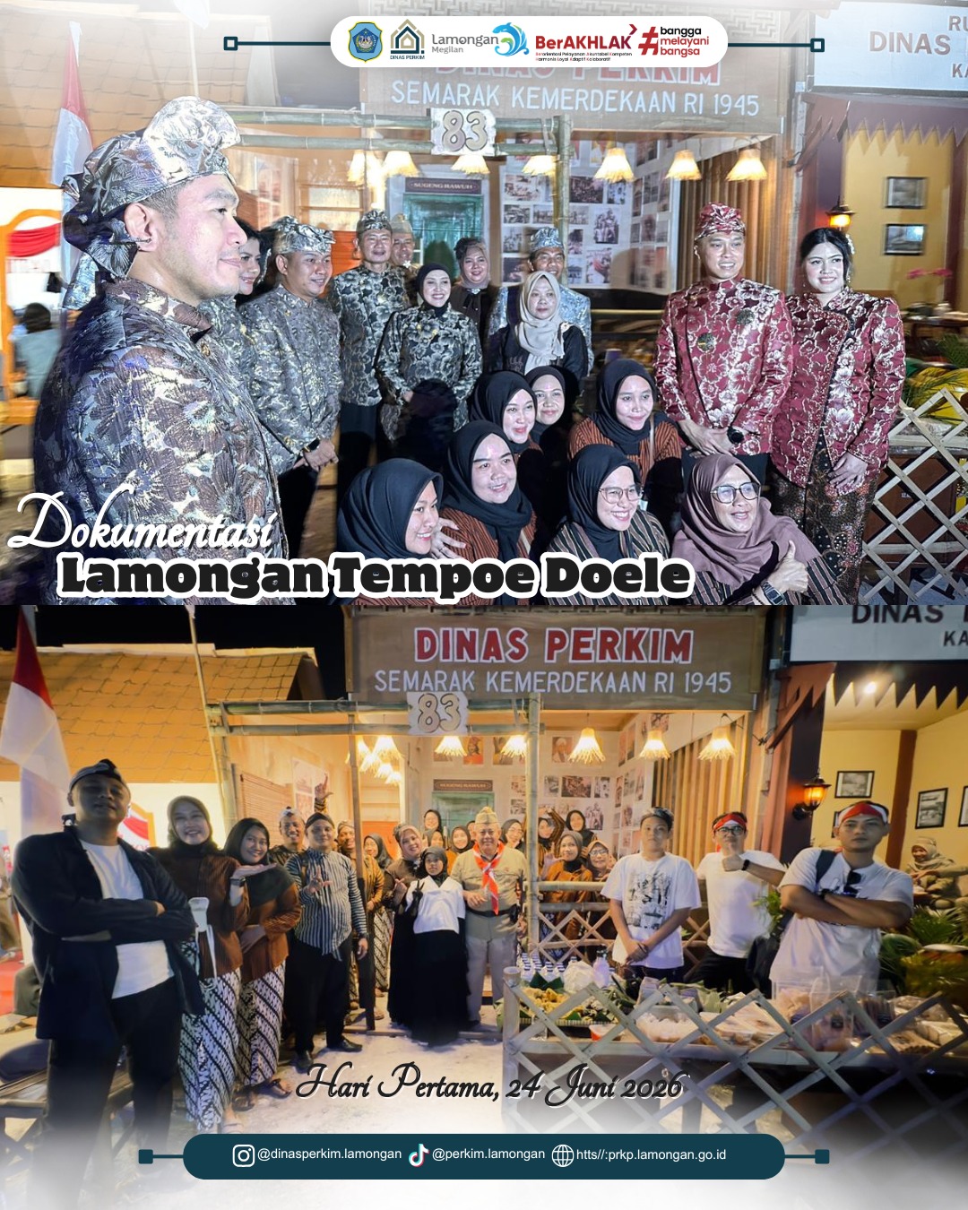 Foto: Day 1 Dinas Perumahan dan Kawasan Permukiman di Lapangan Gadjah Mada Lamongan