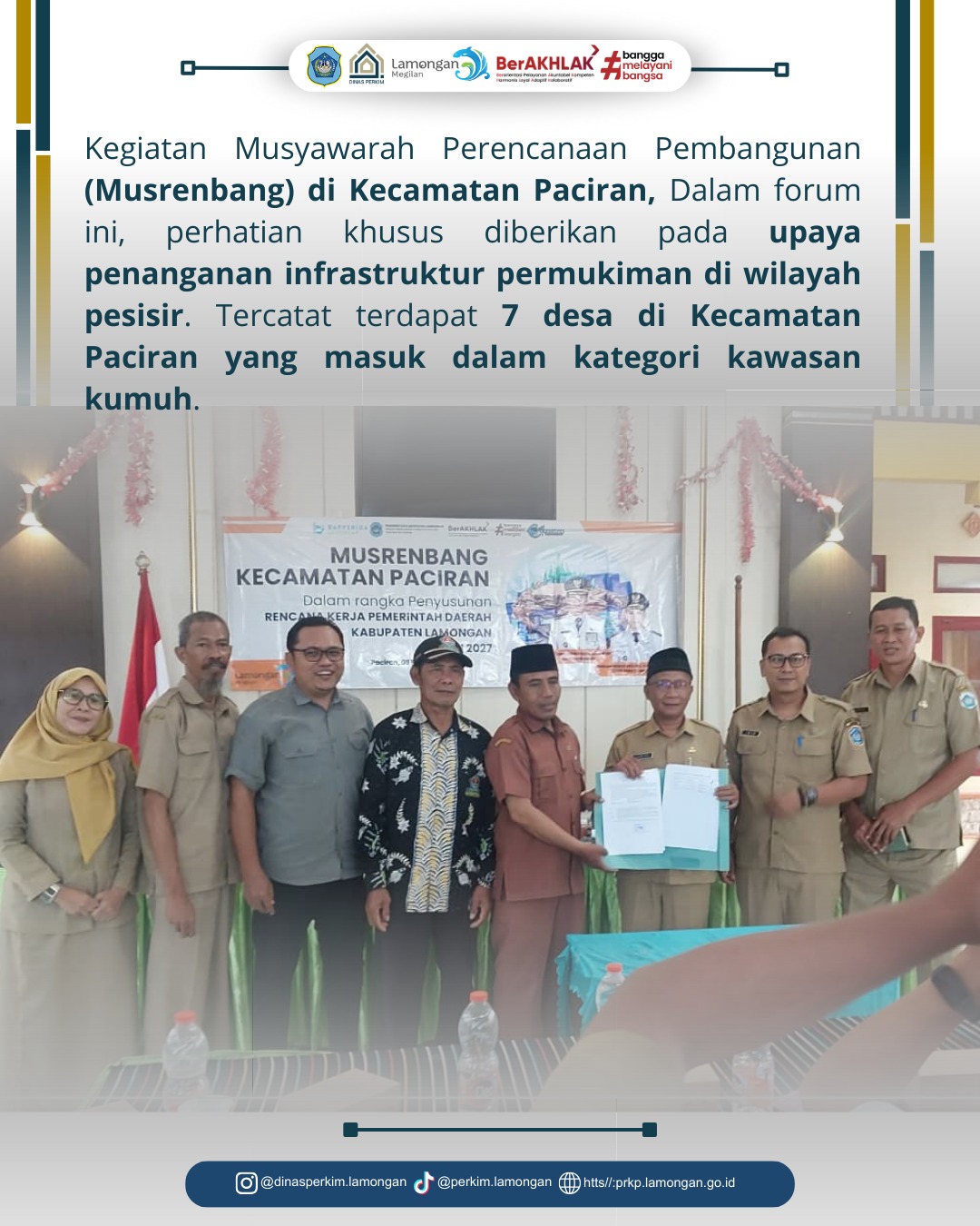 Musrenbang Kec.Paciran (PERKIM BERKOMITMEN MENATA KECAMATAN PACIRAN : PENANGANAN 7 KAWASAN KUMUH)