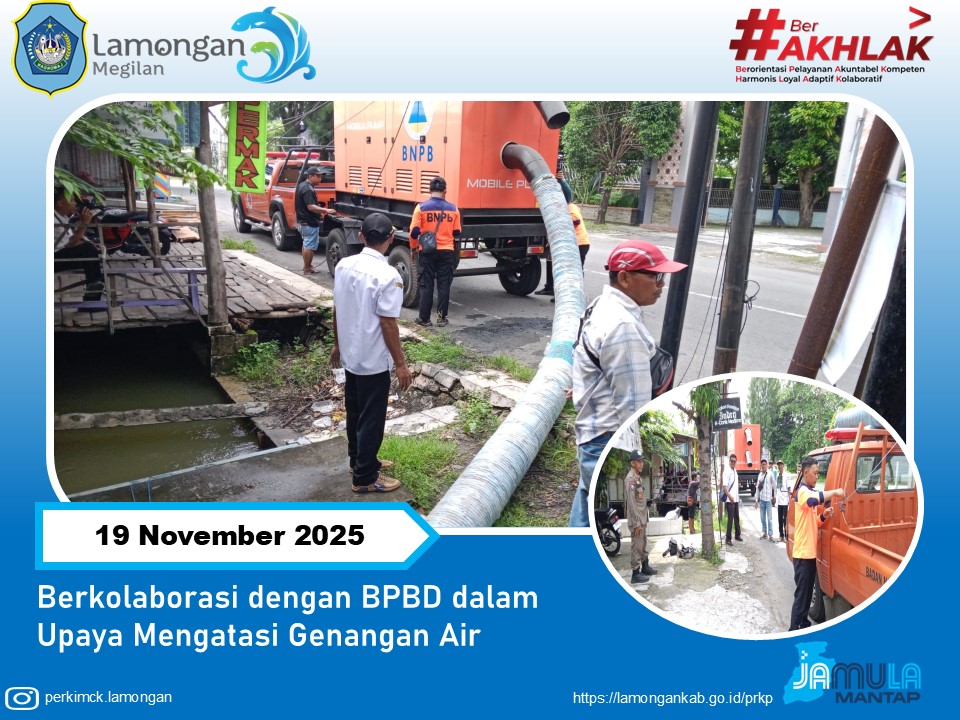 Foto: Berkolaborasi dengan BPBD dalam Upaya Menanggulangi Genangan Air